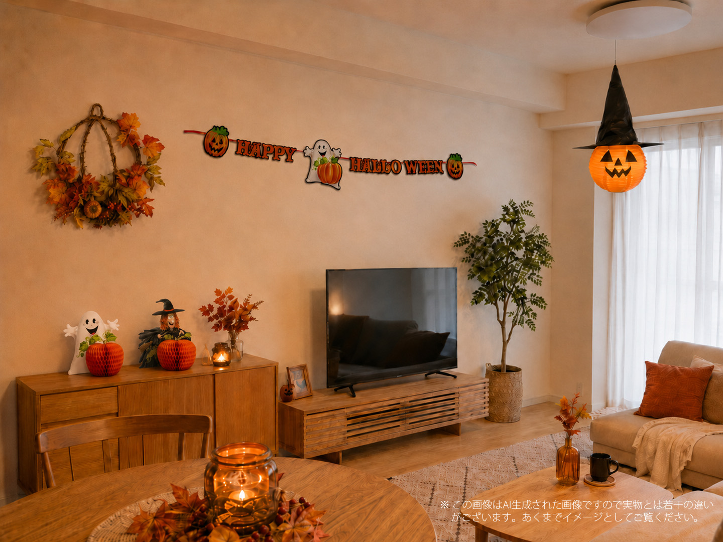 ハニカムスタンド(ハロウィンゴースト)