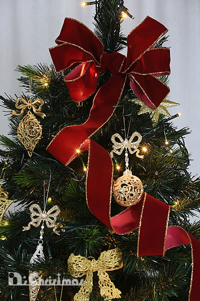 Nakajo S Christmas クリスマスオーナメント販売 クリスマスオーナメントセット シュープリームモールド ゴールドエディション 質の高いクリスマス用品を厳選