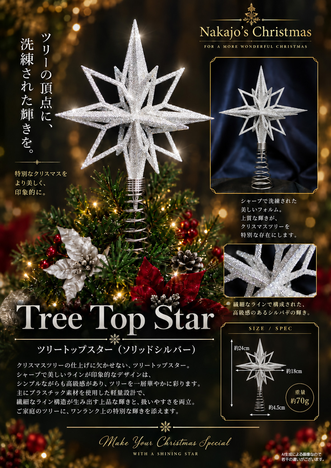 �c���[�g�b�v�X�^�[�i�\���b�h�V���o�[�j